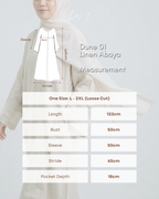 Dune 01 | Linen Abaya