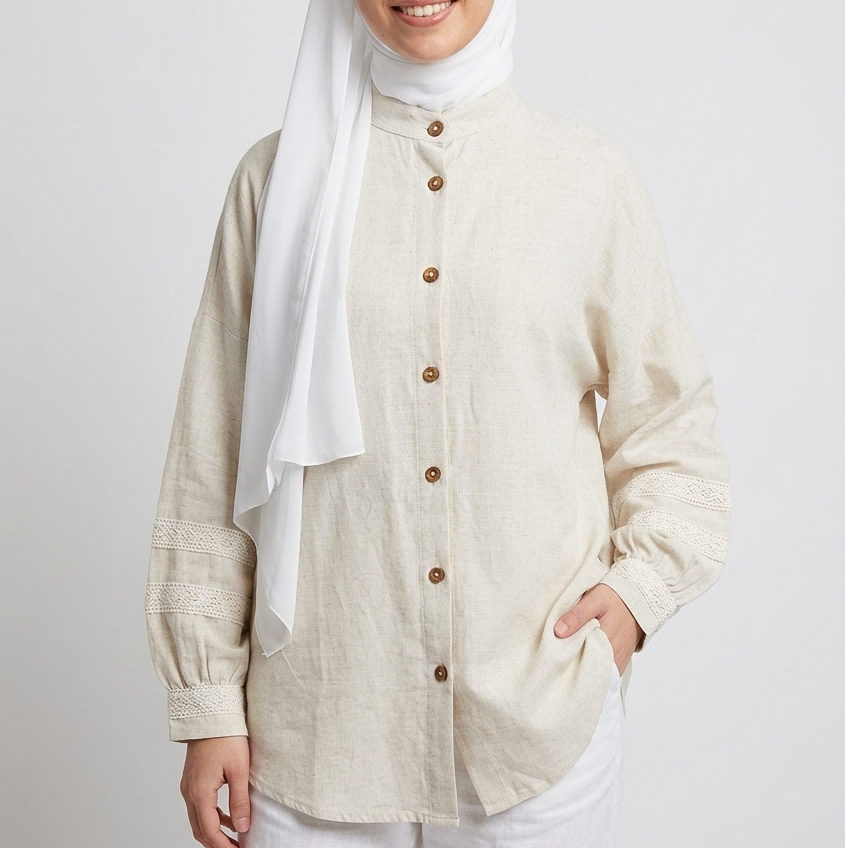 Haze 04 | Linen Blouse