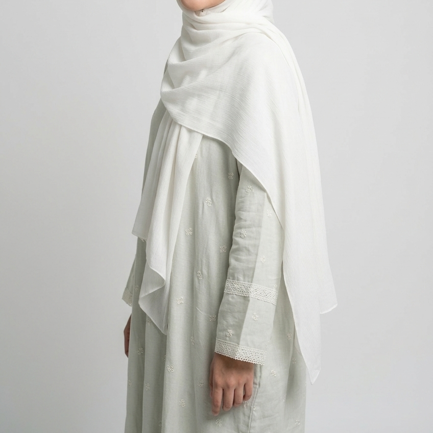 (Misty) Linen Abaya in Sage