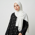 (Misty) Linen Abaya in Black