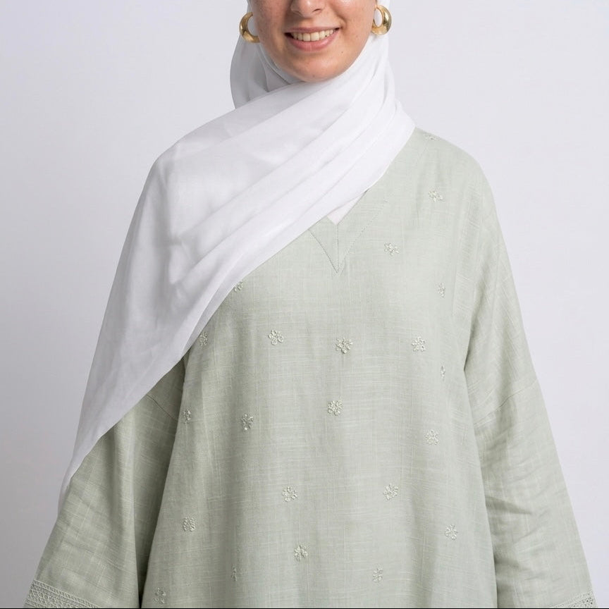 Misty 01 | Linen Abaya