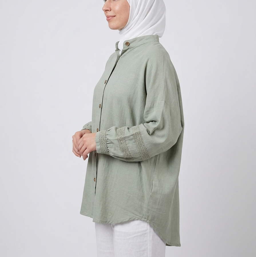 Haze 02 | Linen Blouse