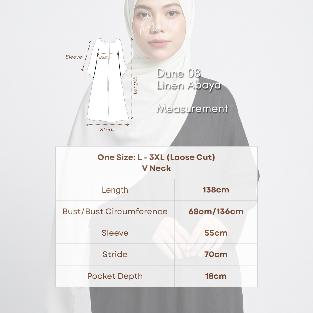 Dune 08 | Linen Abaya