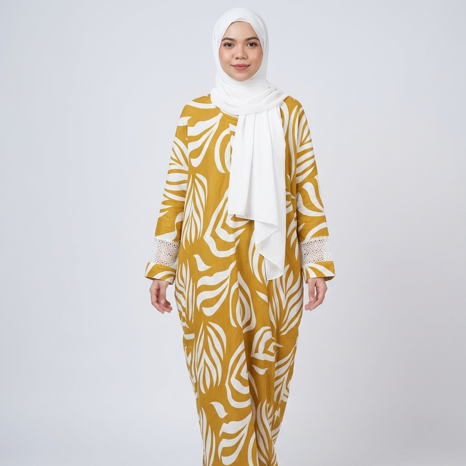 Petal 05 | Linen Abaya
