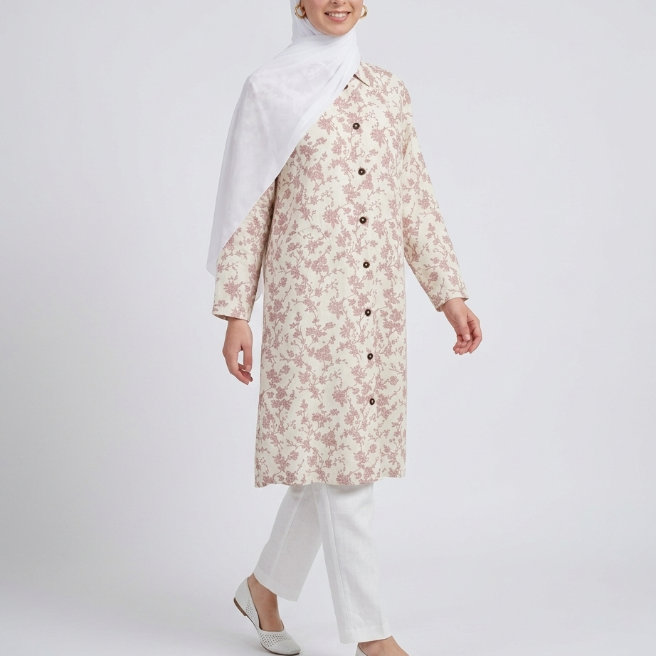 Bloom 02 | Linen Long Blouse