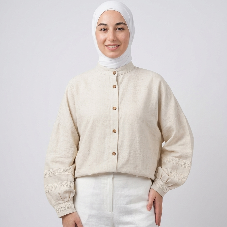Haze 04 | Linen Blouse
