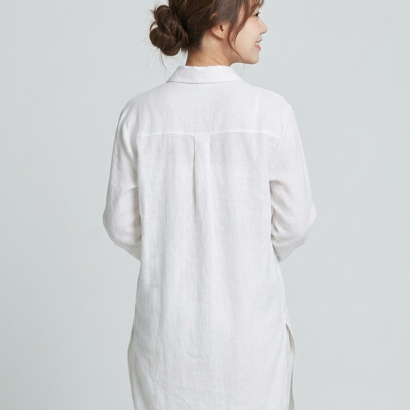 Magika 01 | Linen Long Blouse