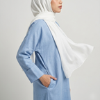Luna 05 | Ironless Premium Linen-Cotton Abaya
