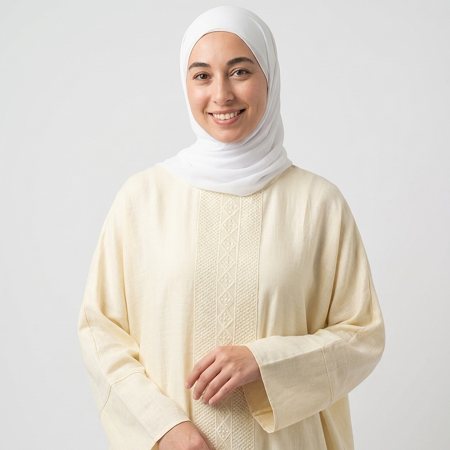 Sand 01 | Linen Long Blouse