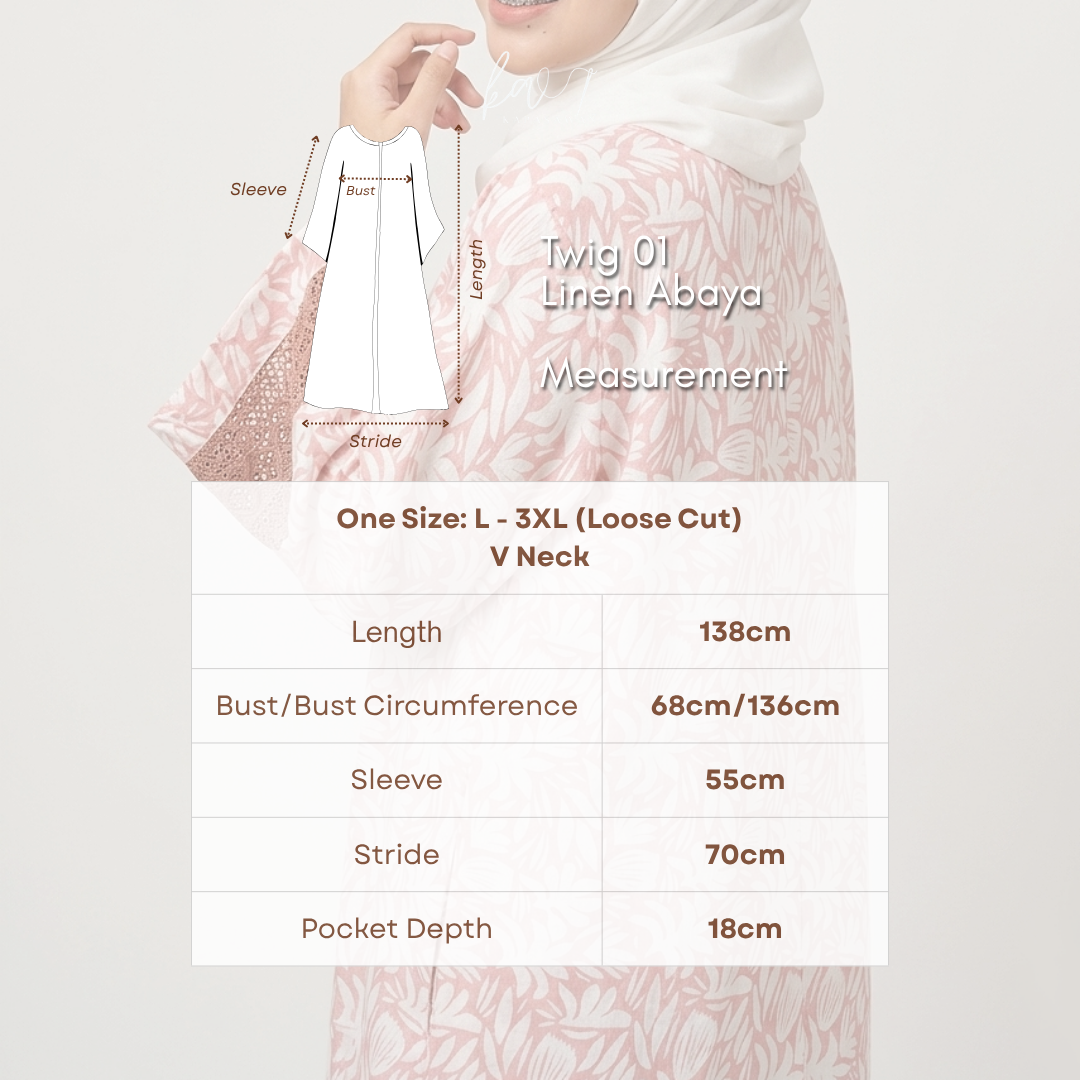 Twig 01 | Linen Abaya