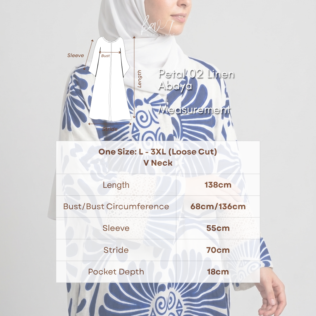 Petal 02 | Linen Abaya