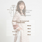 Flora 01 | Linen Long Blouse